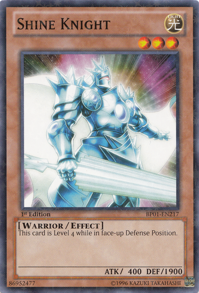 Shine Knight [BP01-EN217] Starfoil Rare | Total Play