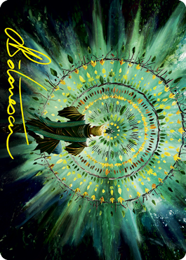 Verdant Mastery Art Card (Gold-Stamped Signature) [Strixhaven: School of Mages Art Series] | Total Play
