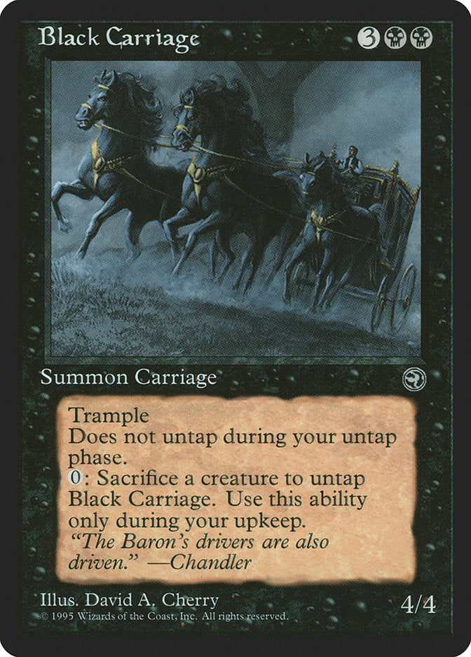 Black Carriage [Homelands] | Total Play