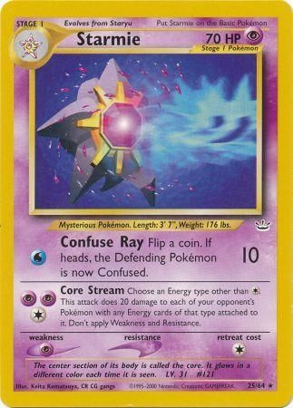 Starmie (25/64) [Neo Revelation Unlimited] | Total Play