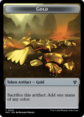 Gold // The Monarch Double-Sided Token [Murders at Karlov Manor Commander Tokens] | Total Play