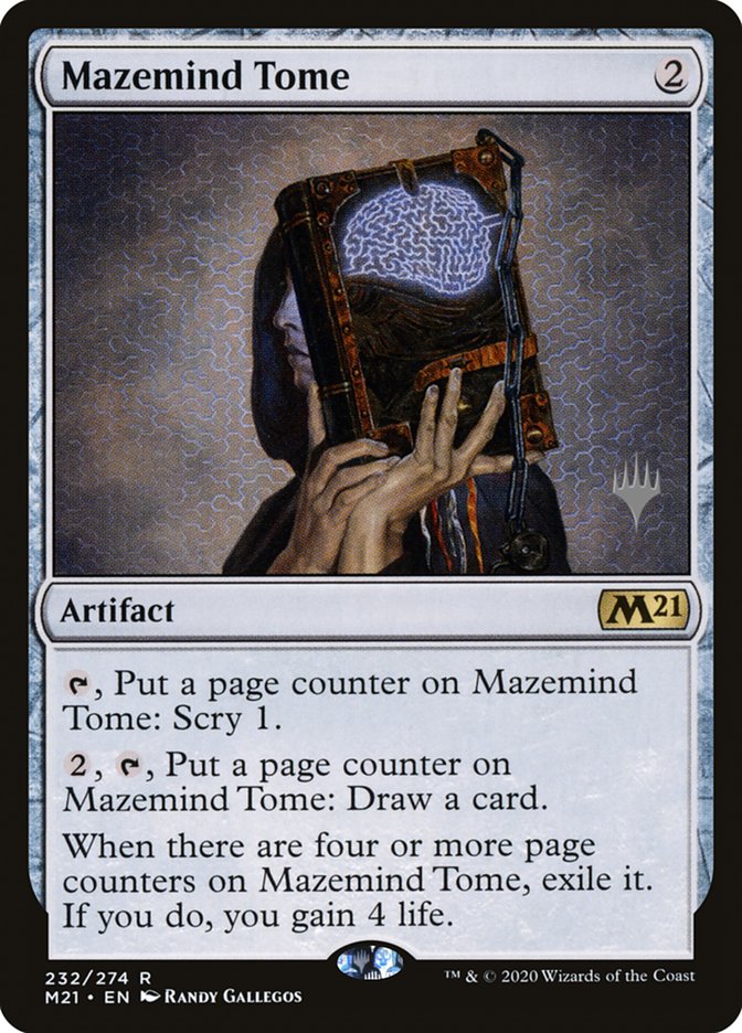 Mazemind Tome (Promo Pack) [Core Set 2021 Promos] | Total Play