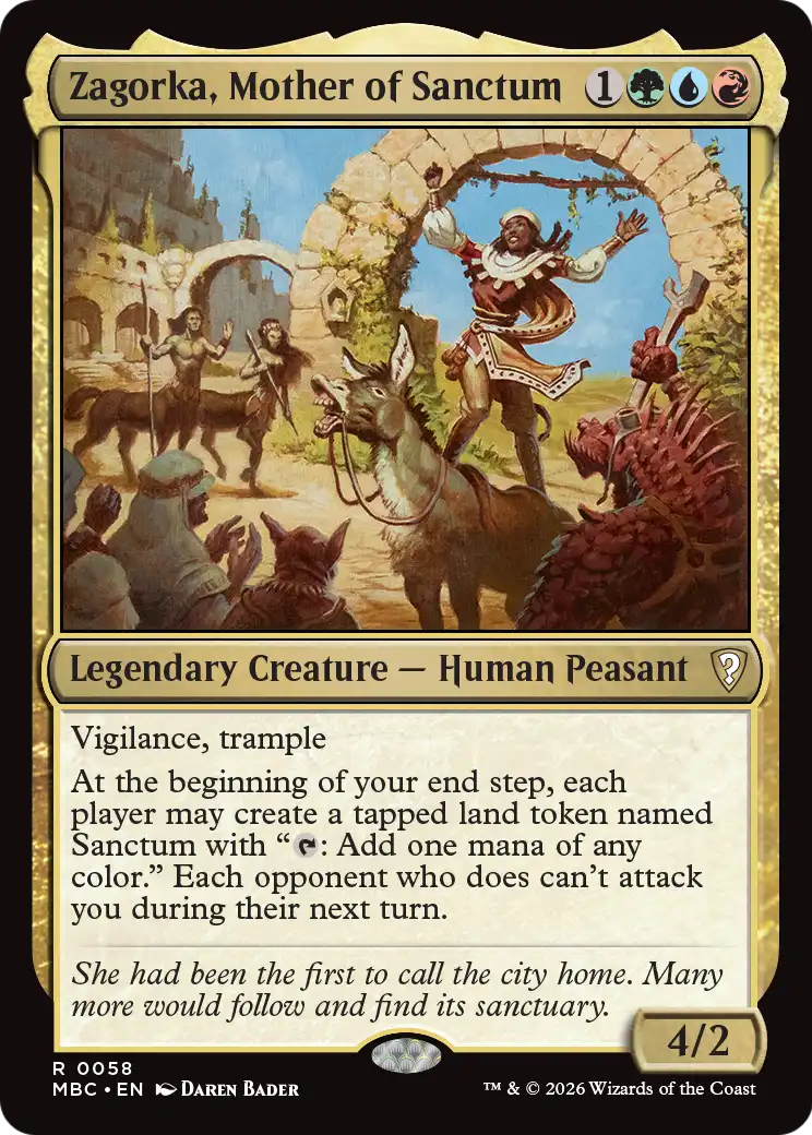 Zagorka, Mother of Sanctum [Mystery Booster: Commander Edition] | Total Play