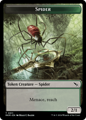 Detective // Spider Double-Sided Token [Murders at Karlov Manor Tokens] | Total Play