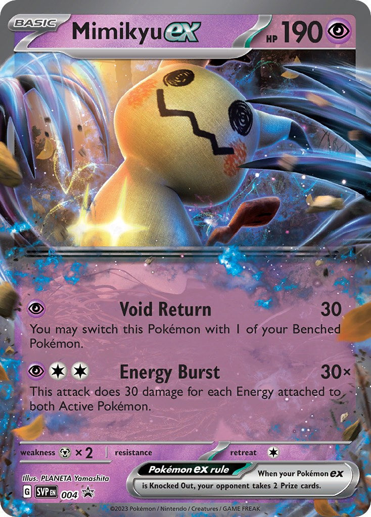 Mimikyu ex (004) (Jumbo Card) [Scarlet & Violet: Black Star Promos] | Total Play