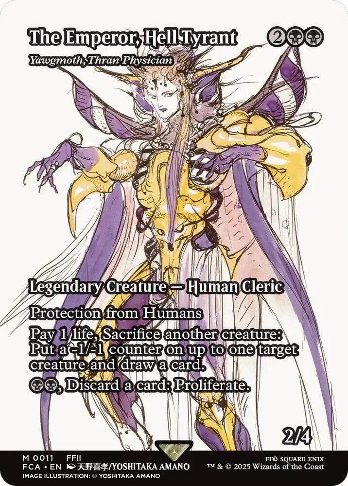 The Emperor, Hell Tyrant - Yawgmoth, Thran Physician (Showcase) [FINAL FANTASY : Through the Ages] | Total Play