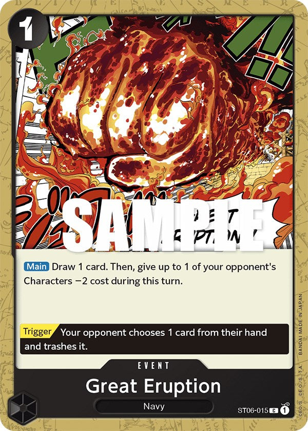Great Eruption [Starter Deck: Absolute Justice] | Total Play