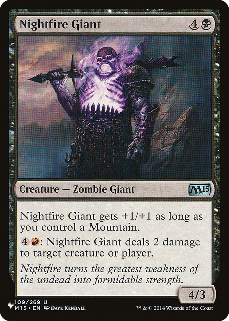 Nightfire Giant [The List] | Total Play