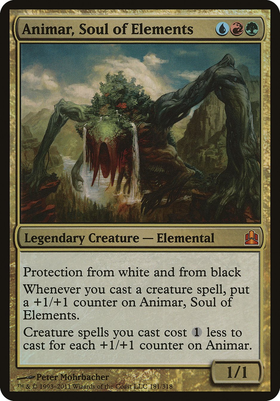 Animar, Soul of Elements (Oversized) [Commander 2011 Oversized] | Total Play