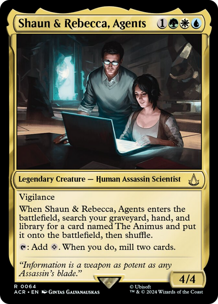 Shaun & Rebecca, Agents [Assassin's Creed] | Total Play
