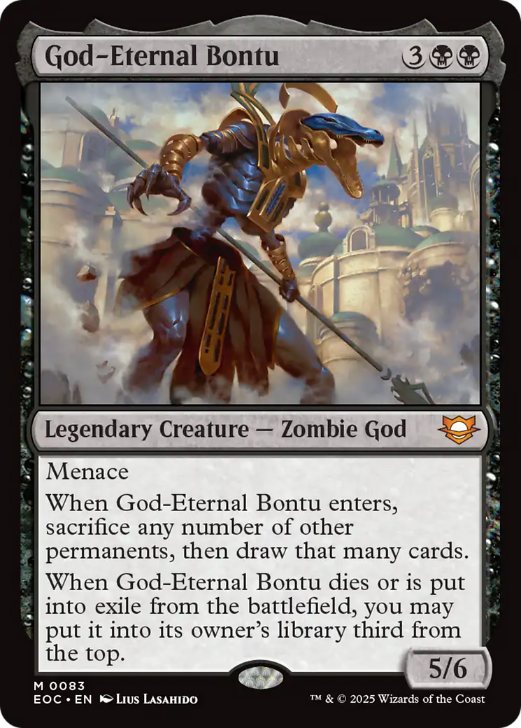 God-Eternal Bontu [Edge of Eternities Commander] | Total Play