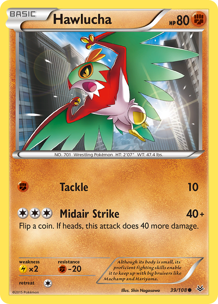 Hawlucha (39/108) [XY: Roaring Skies] | Total Play