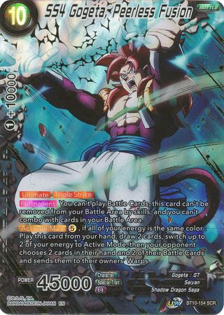 SS4 Gogeta, Peerless Fusion (BT10-154) [Rise of the Unison Warrior] | Total Play