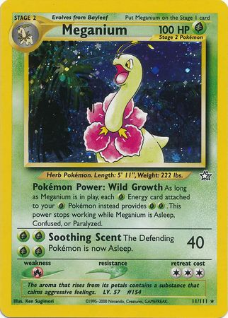 Meganium (11/111) [Neo Genesis Unlimited] | Total Play