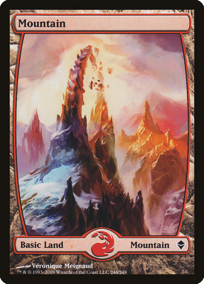 Mountain (244) [Zendikar] | Total Play