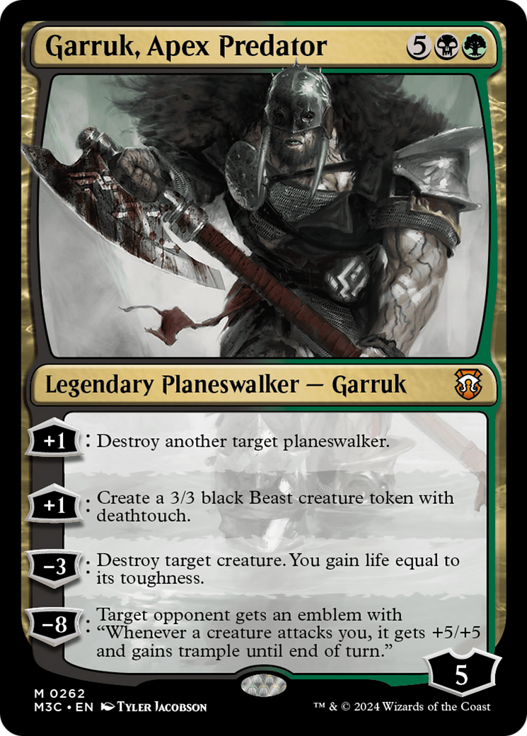 Garruk, Apex Predator (Ripple Foil) [Modern Horizons 3 Commander] | Total Play