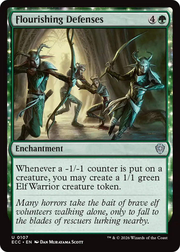 Flourishing Defenses [Lorwyn Eclipsed Commander] | Total Play