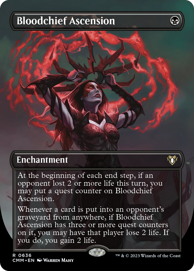 Bloodchief Ascension (Borderless Alternate Art) [Commander Masters] | Total Play