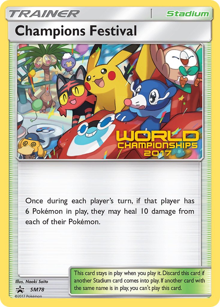 Champions Festival (SM78) (2017 Quarter Finalist) [Sun & Moon: Black Star Promos] | Total Play