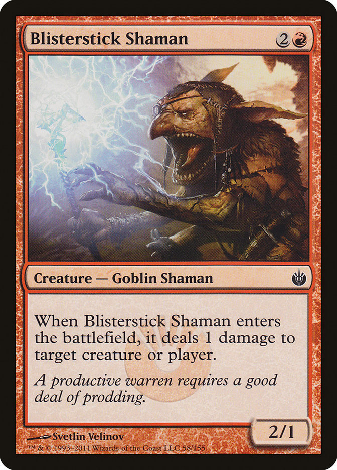Blisterstick Shaman [Mirrodin Besieged] | Total Play