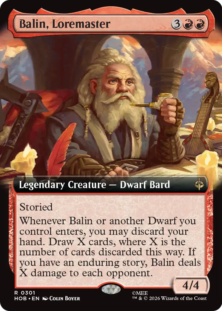 Balin, Loremaster (Extended Art) [The Hobbit] | Total Play