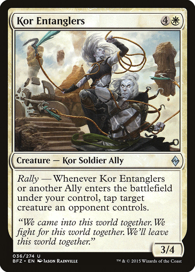 Kor Entanglers [Battle for Zendikar] | Total Play