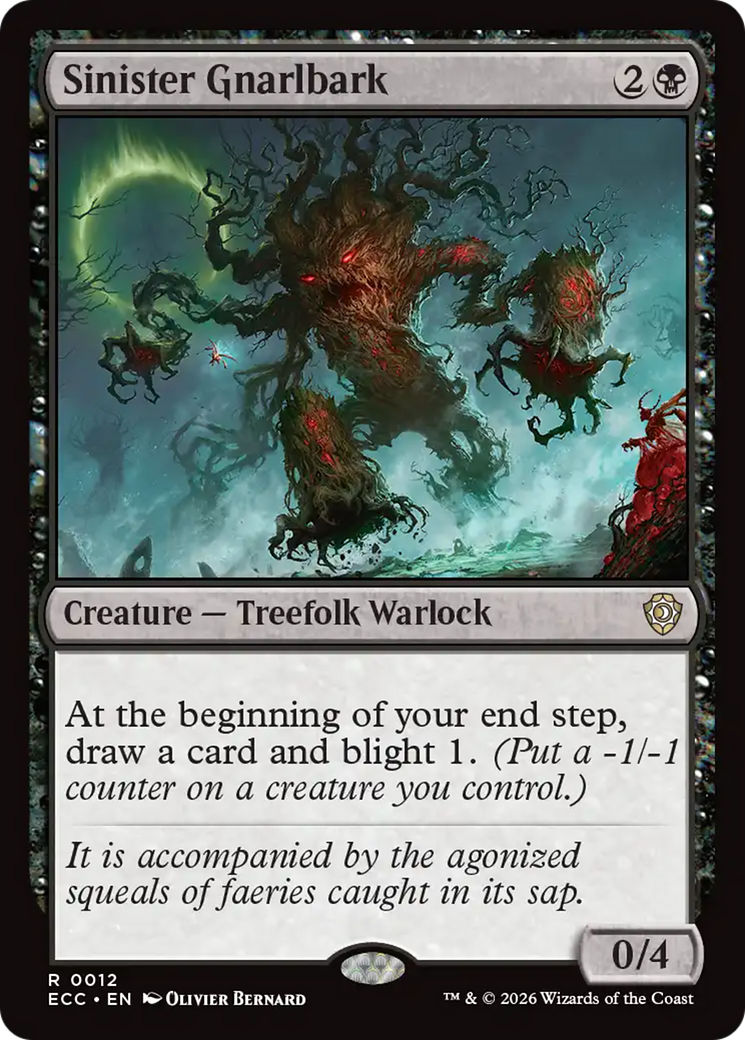 Sinister Gnarlbark [Lorwyn Eclipsed Commander] | Total Play