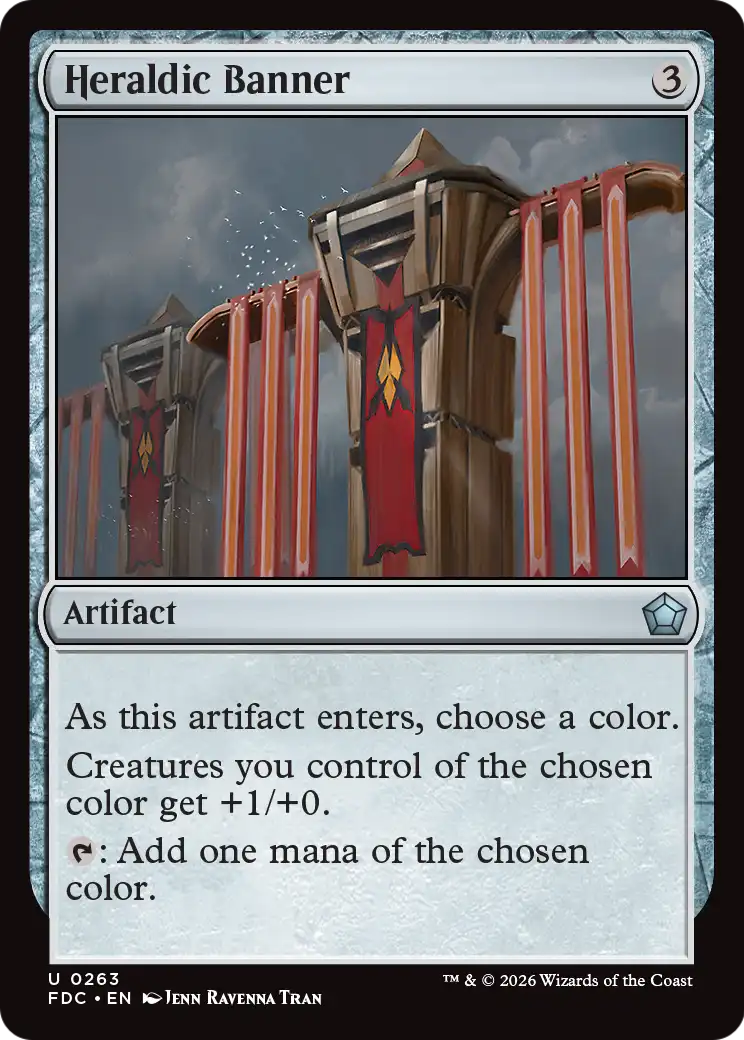 Heraldic Banner [Foundations Commander] | Total Play