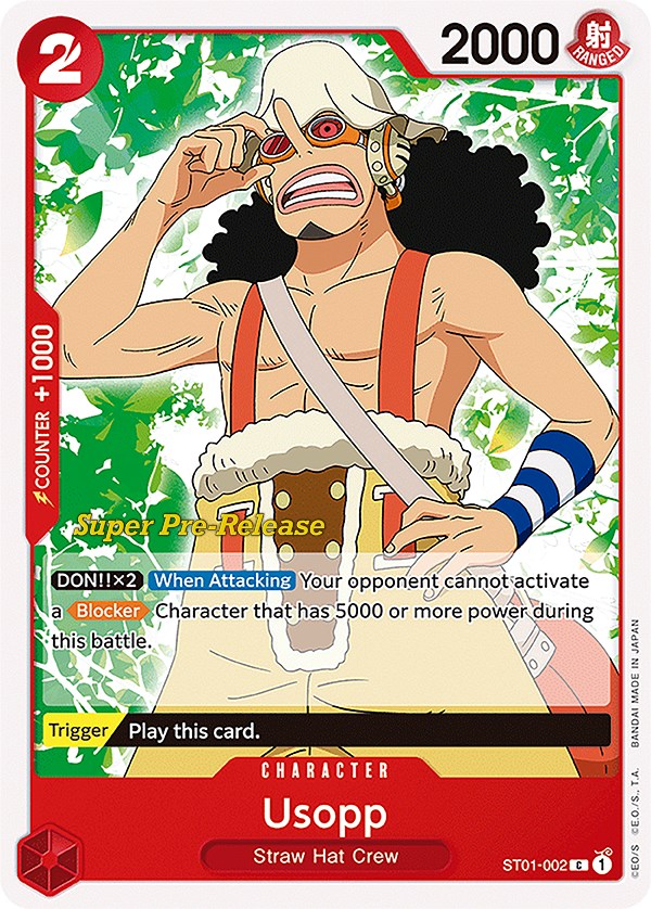 Usopp [Super Pre-Release Starter Deck: Straw Hat Crew] | Total Play