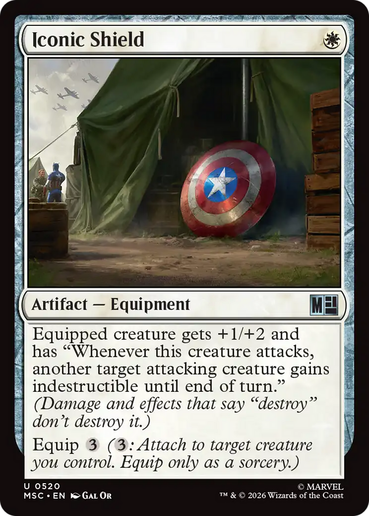 Iconic Shield [Marvel Super Heroes Commander] | Total Play