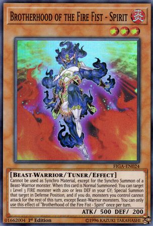 Brotherhood of the Fire Fist - Spirit [FIGA-EN024] Super Rare | Total Play