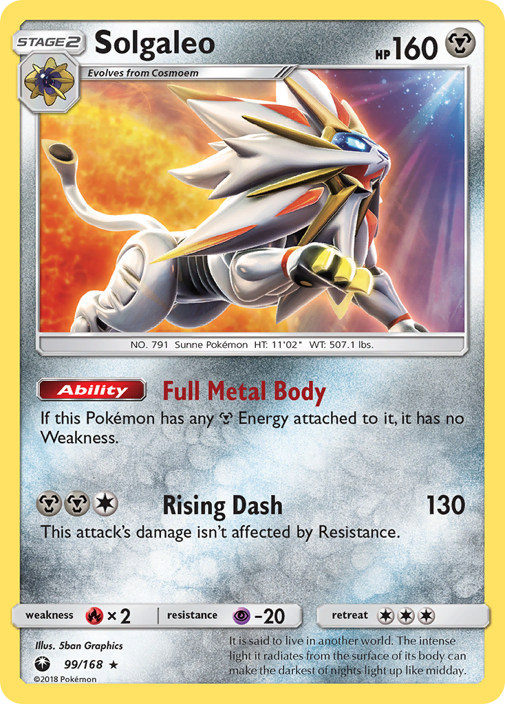 Solgaleo (99/168) [Sun & Moon: Celestial Storm] | Total Play