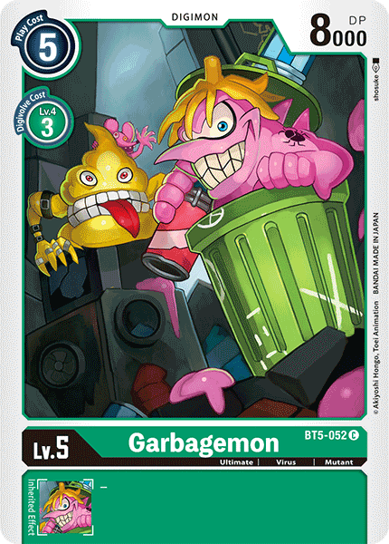 Garbagemon [BT5-052] [Battle of Omni] | Total Play