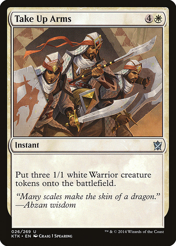 Take Up Arms [Khans of Tarkir] | Total Play