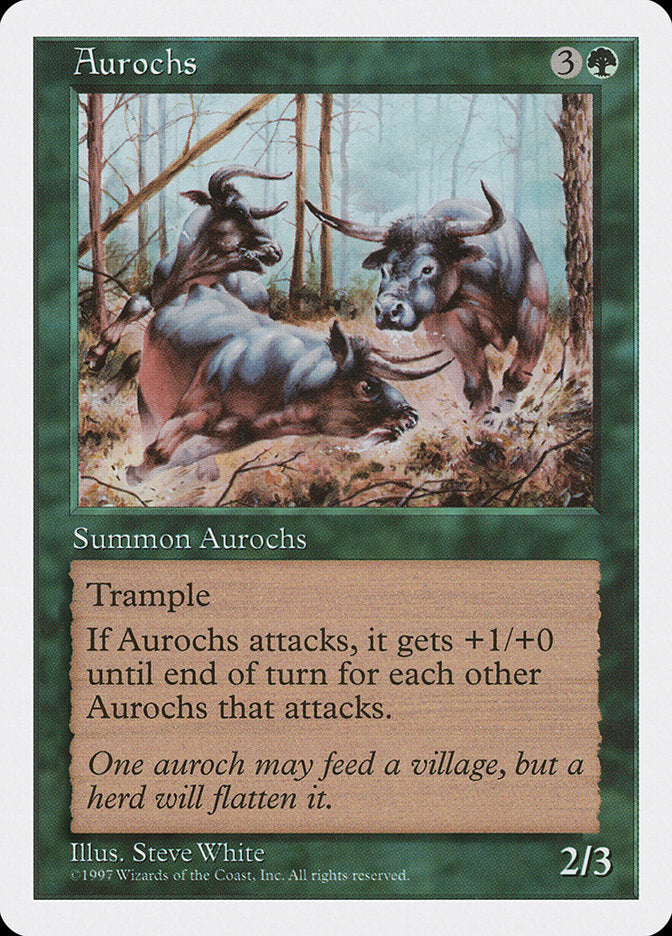 Aurochs [Fifth Edition] | Total Play
