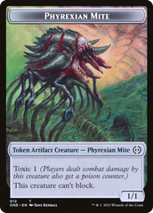 Phyrexian Mite (012) // Cat Double-Sided Token [Phyrexia: All Will Be One Tokens] | Total Play