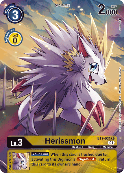 Herissmon [BT7-031] (Alternate Art) [Next Adventure] | Total Play