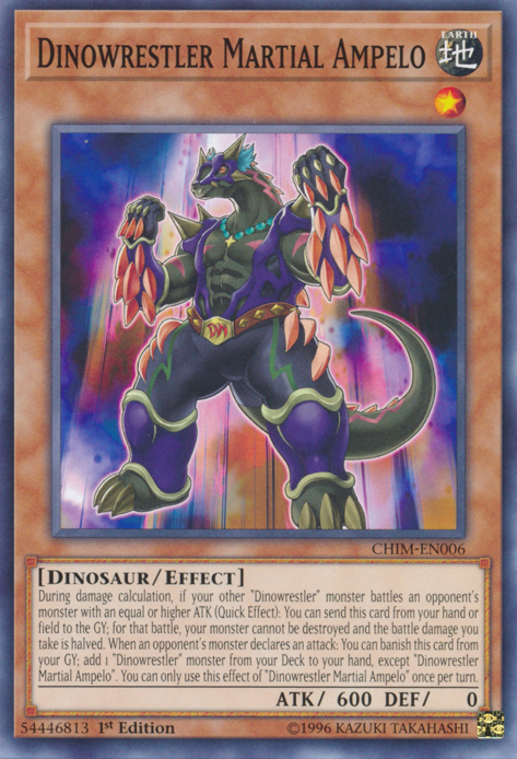 Dinowrestler Martial Ampelo [CHIM-EN006] Common | Total Play