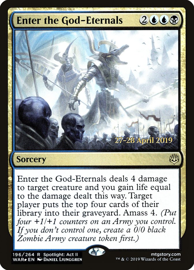Enter the God-Eternals [War of the Spark Prerelease Promos] | Total Play