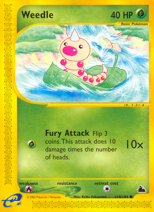 Weedle (114/144) [Skyridge] | Total Play