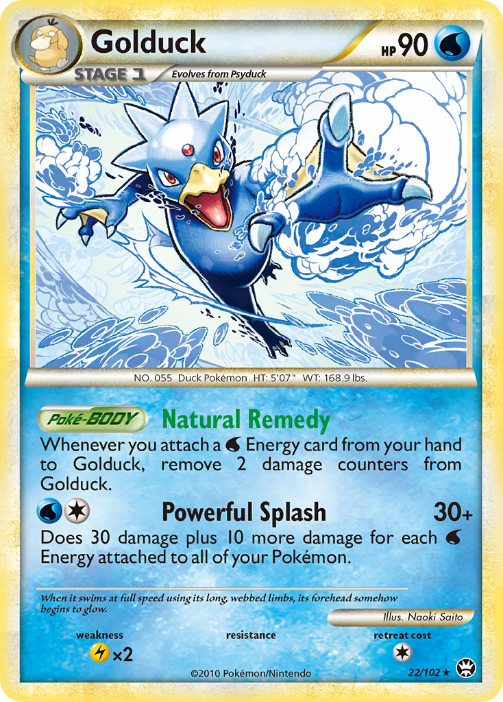 Golduck (22/102) [HeartGold & SoulSilver: Triumphant] | Total Play