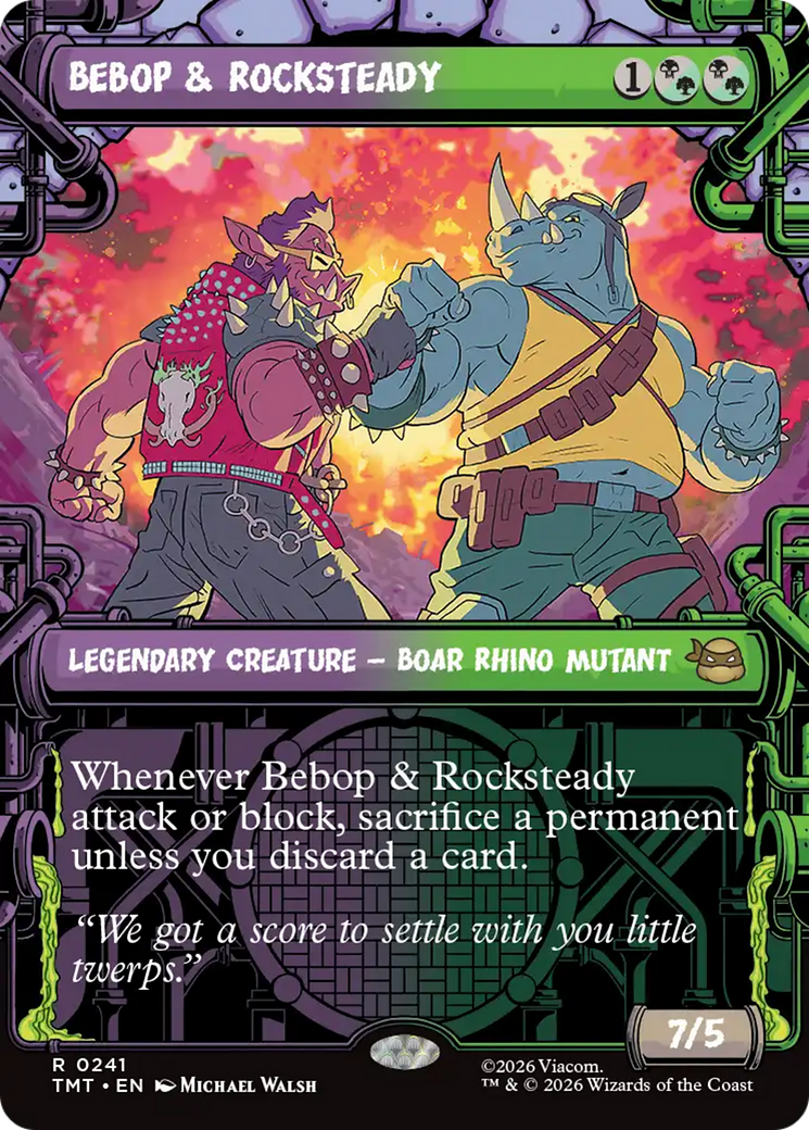 Bebop & Rocksteady (Showcase) [Teenage Mutant Ninja Turtles] | Total Play