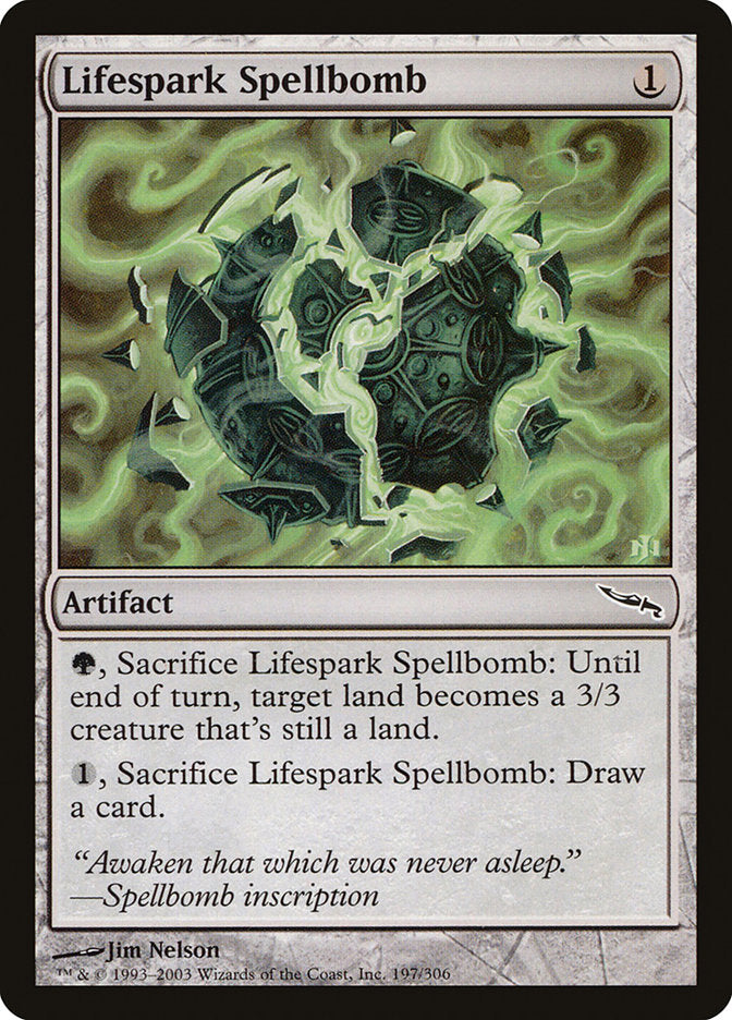 Lifespark Spellbomb [Mirrodin] | Total Play