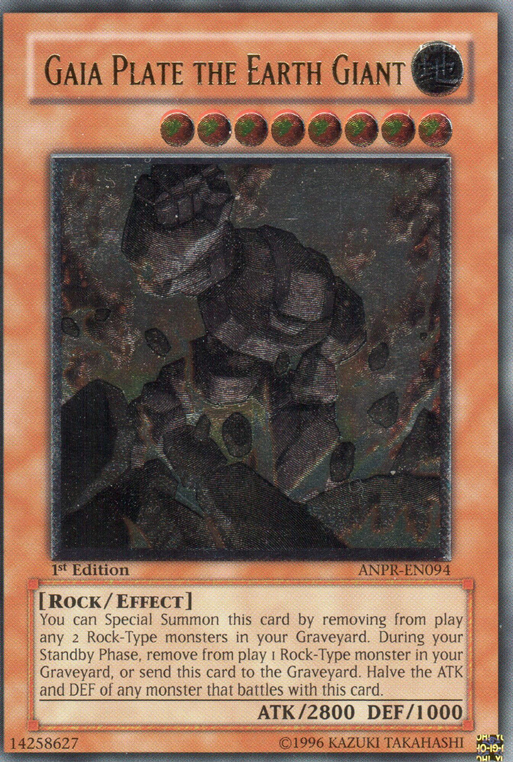Gaia Plate the Earth Giant (UTR) [ANPR-EN094] Ultimate Rare | Total Play