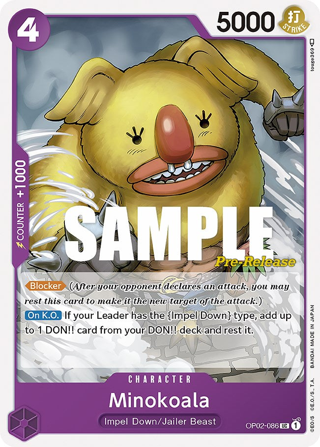 Minokoala [Paramount War Pre-Release Cards] | Total Play