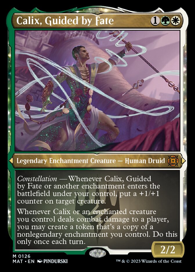 Calix, Guided by Fate (Foil Etched) [March of the Machine: The Aftermath] | Total Play