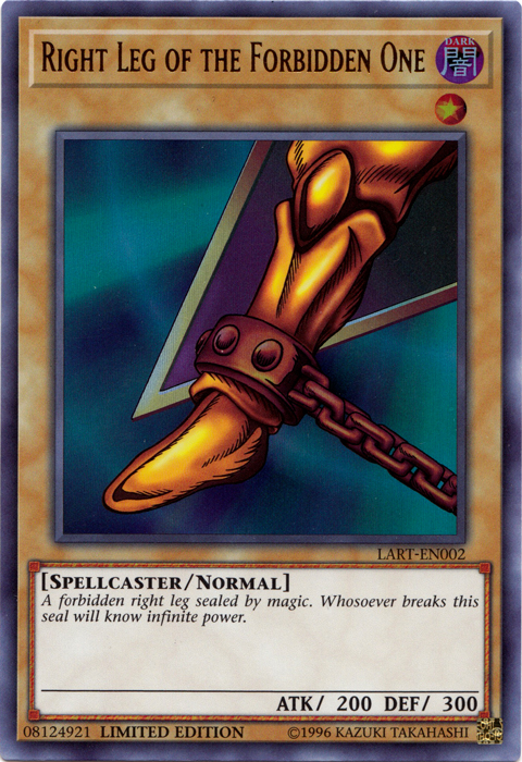 Right Leg of the Forbidden One [LART-EN002] Ultra Rare | Total Play