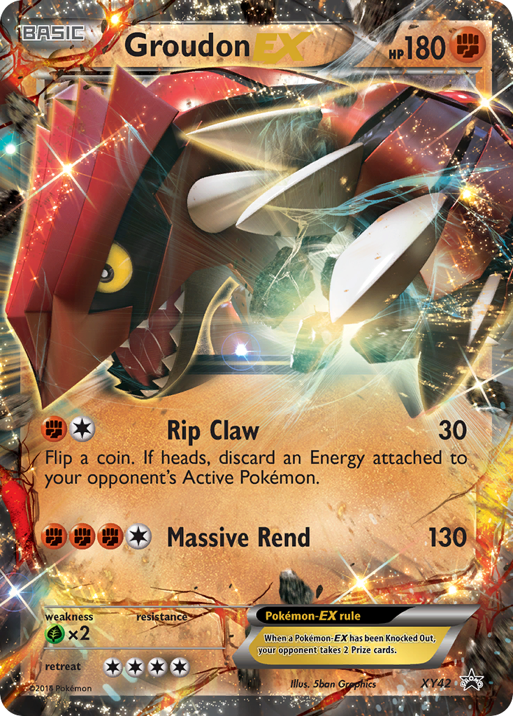 Groudon EX (XY42) [XY: Black Star Promos] | Total Play