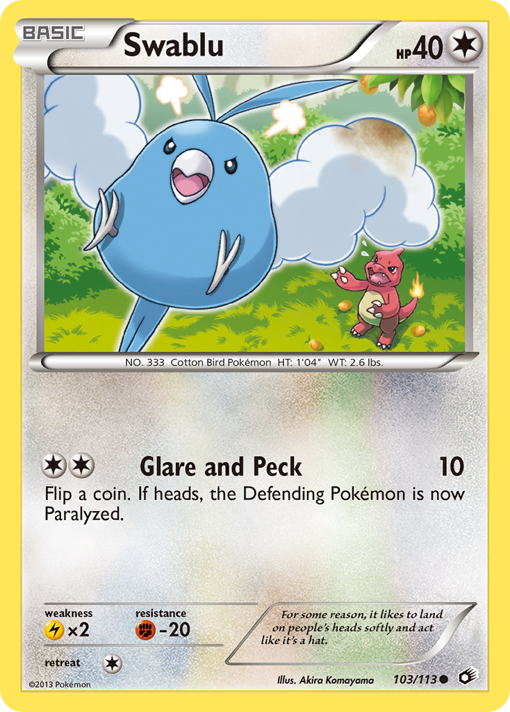 Swablu (103/113) [Black & White: Legendary Treasures] | Total Play