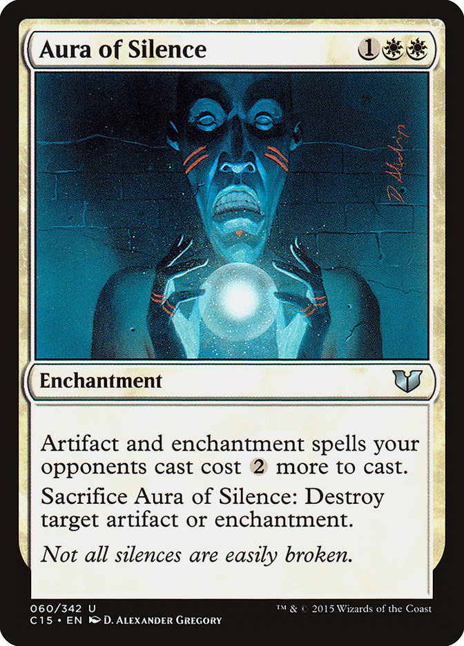 Aura of Silence [Commander 2015] | Total Play